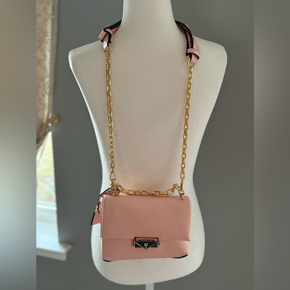EUC Michael Kors Cece Small Convertible Flap Crossbody Shoulder Bag (Primrose).